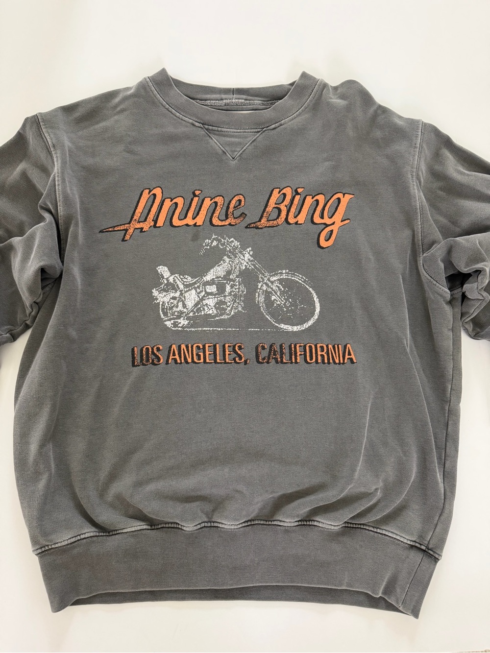 Anine Bing Gray Crewneck Sweatshirt